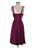 Kitty 100% Polyester Solid Burgundy Cocktail Dress Size S (estimated) - photo 2