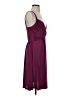 Kitty 100% Polyester Solid Burgundy Cocktail Dress Size S (estimated) - photo 4