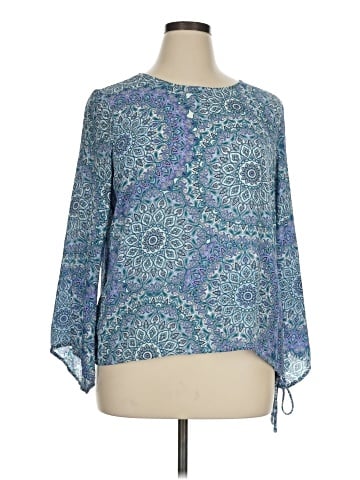 Counterparts 3/4 Sleeve Blouse (view 1)