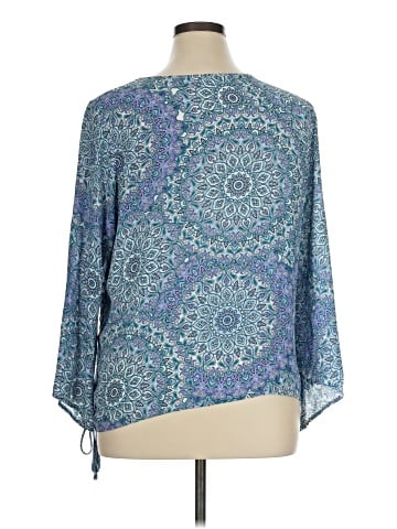 Counterparts 3/4 Sleeve Blouse (view 2)