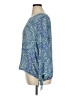 Counterparts 100% Polyester Blue 3/4 Sleeve Blouse Size XL - photo 5
