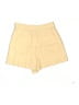 Zara Solid Yellow Ivory Khaki Shorts Size S - photo 2