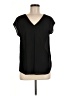 DR2 100% Polyester Black Short Sleeve Blouse Size M - photo 1