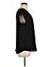 DR2 100% Polyester Black Short Sleeve Blouse Size M - photo 4