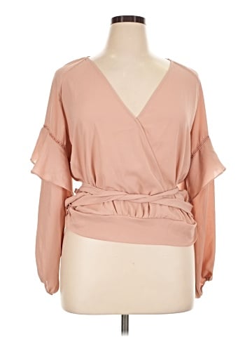 7th Avenue Design Studio New York & Company 3/4 Sleeve Blouse (view 1)