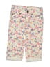 OshKosh B'gosh Floral Pink White Jeans Size 5 - photo 1