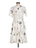 Unbranded Floral Gray Casual Dress Size M - photo 2
