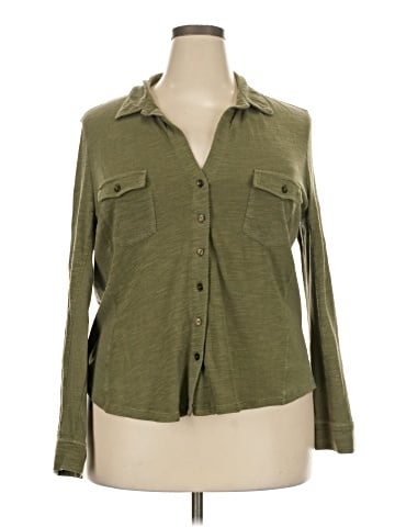 Caslon Long Sleeve Button-Down Shirt (view 1)