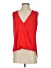 Veronica M. Red Sleeveless T-Shirt Size XS - photo 1