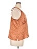 Old Navy 100% Polyester Orange Sleeveless Blouse Size XL - photo 4