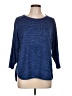 Cathy Daniels Blue 3/4 Sleeve Top Size L - photo 1
