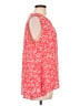 Chaus 100% Polyester Red Sleeveless Blouse Size L - photo 4