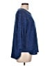 Cathy Daniels Blue 3/4 Sleeve Top Size L - photo 4