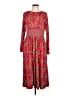Boden Paisley Red Casual Dress Size 10 - photo 1