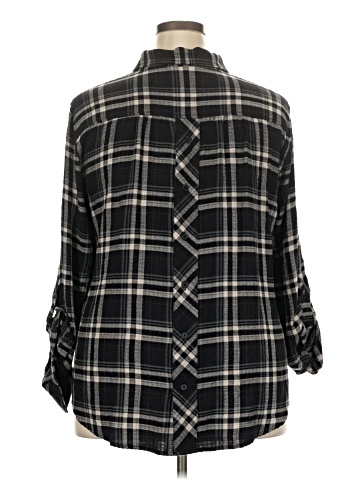Cosmic Blue Love 3/4 Sleeve Blouse (view 2)
