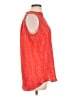 Jones New York 100% Polyester Red Sleeveless Blouse Size L - photo 4