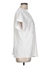 Cato 100% Polyester White Short Sleeve Blouse Size L - photo 4