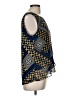 Roz & Ali 100% Polyester Blue Sleeveless Blouse Size M - photo 4