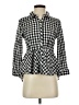 Love Notes Checkered-gingham Black 3/4 Sleeve Blouse Size S - photo 1