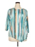 Ruby Rd. Teal 3/4 Sleeve Blouse Size 2X - photo 1