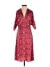 Tucker Print Red Casual Dress Size M (estimated) - photo 1
