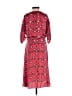 Tucker Print Red Casual Dress Size M (estimated) - photo 2