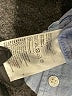 H&M Blue Long Sleeve Button-Down Shirt Size M - photo 8