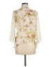 Soft Surroundings 100% Polyester Ivory Kimono Size M - photo 2