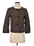 J.Jill 100% Cotton Argyle Brown Jacket Size XS - photo 1