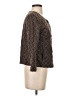 J.Jill 100% Cotton Argyle Brown Jacket Size XS - photo 4