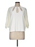 Amanda Uprichard 100% Polyester Ivory 3/4 Sleeve Blouse Size M - photo 1