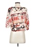 The Hanger 100% Polyester Ivory 3/4 Sleeve Blouse Size S - photo 2