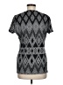 Ruby Rd. Chevron-herringbone Gray Short Sleeve T-Shirt Size M - photo 2