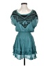 Ecote 100% Rayon Teal Cocktail Dress Size XXS - photo 1