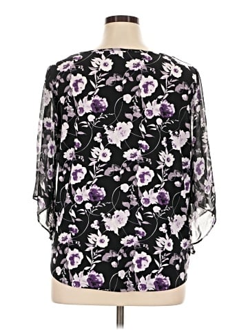 Roz & Ali 3/4 Sleeve Blouse (view 2)