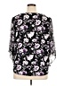 Roz & Ali Black 3/4 Sleeve Blouse Size 1X - photo 2