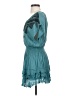 Ecote 100% Rayon Teal Cocktail Dress Size XXS - photo 5