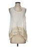 Love Sam 100% Cotton Ivory Sleeveless Blouse Size XS - photo 1