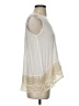 Love Sam 100% Cotton Ivory Sleeveless Blouse Size XS - photo 4