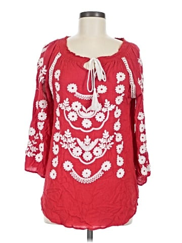 Intro 3/4 Sleeve Blouse (view 1)