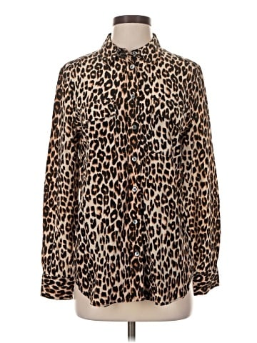 Equipment Long Sleeve Button-Down Shirt (view 1)