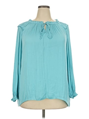 Philosophy Republic Clothing Long Sleeve Blouse (view 1)