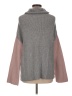 Miracle Color Block Tan Turtleneck Sweater Size Med - Lg - photo 2