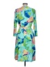 Bold Elements Tropical Blue Cocktail Dress Size L - photo 2
