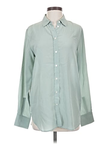 Everlane Long Sleeve Silk Top (view 1)