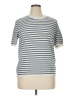 Ann Taylor Gray Short Sleeve Top Size XL - photo 1