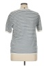 Ann Taylor Gray Short Sleeve Top Size XL - photo 2