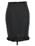 Rebecca Taylor Solid Gray Wool Skirt Size 8 - photo 2