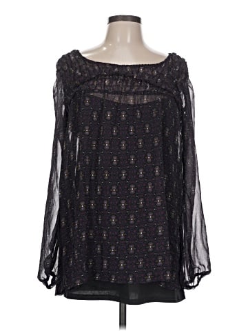 Xhilaration Long Sleeve Blouse (view 1)