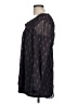 Xhilaration 100% Polyester Black Long Sleeve Blouse Size L - photo 5